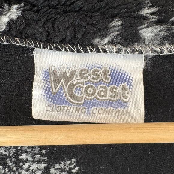 Vintage Cardinal West Coast Full Zip Fleece Sweater Jacket Bird Pine M - Picture 8 of 10